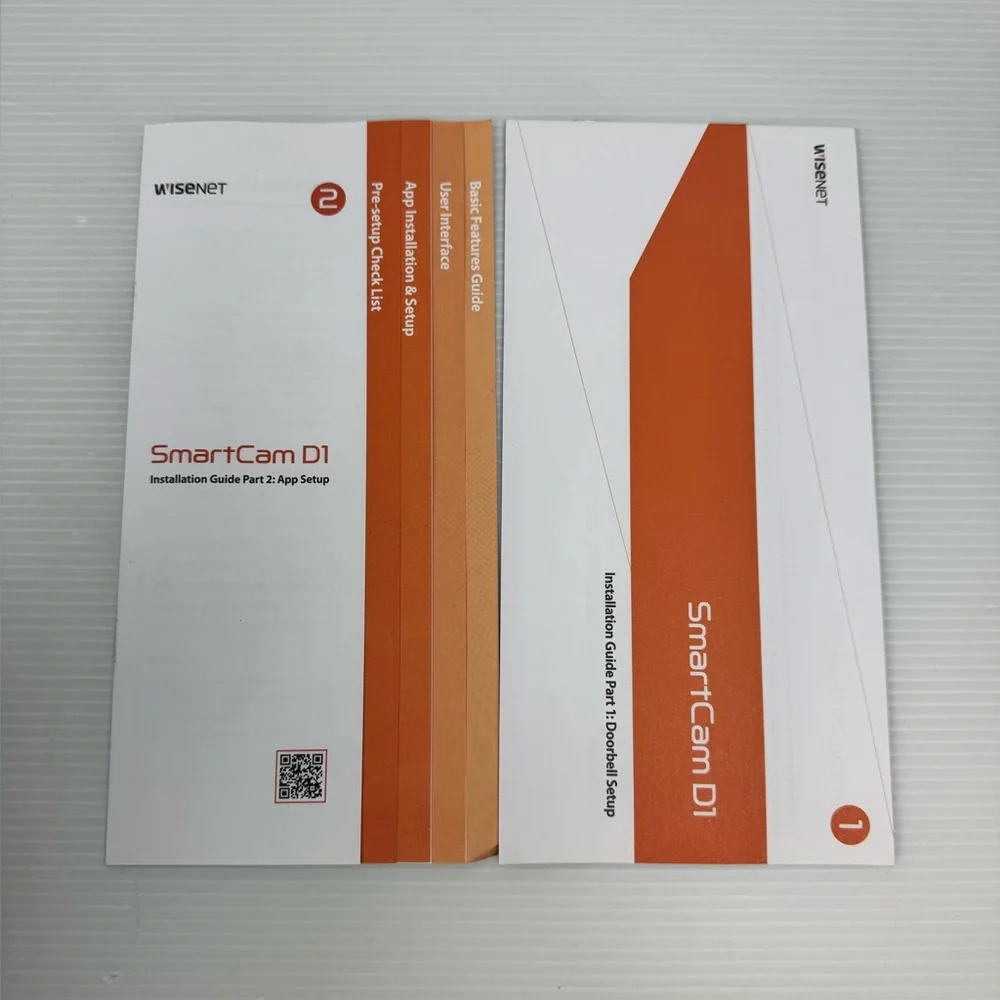 Samsung SNH-V6435DN Wisenet SmartCam D1 Wi-Fi Wired Video Doorbell – Open Box
